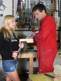 FreeKiloPics presents: Blonde teenage beauty fucking her old and horny handyman