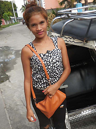 FreeKiloPics presents: Skinny Filipina rides a stranger\'s white cock vigorously