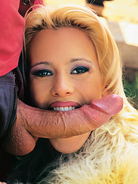 FreeKiloPics presents: Blonde Cora Works Hard With Mouth and Ass to Get a Facial